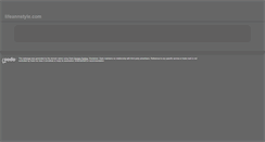 Desktop Screenshot of lifeannstyle.com